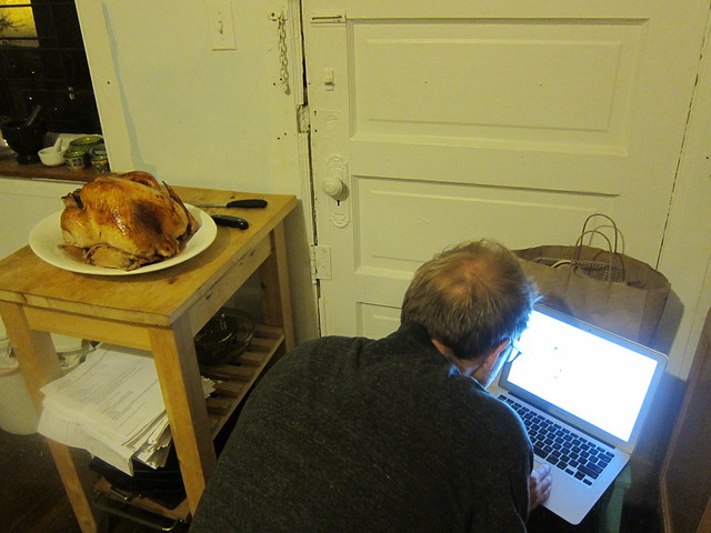 googling how to carve a turkey