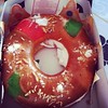 heres the typical cake for 3 kings day: ROSCÓN! i bought this one for bfast