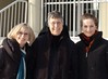 With Sr. Prudence Allen and Sharon VAN DER SLOOT: where it all began in Calgary!