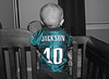 Jackson in his 1st Eagles Jersey