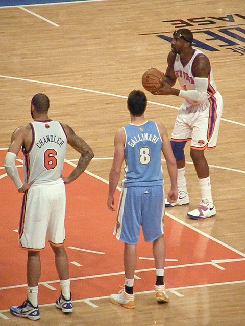 Amare Prepares for a Free Throw