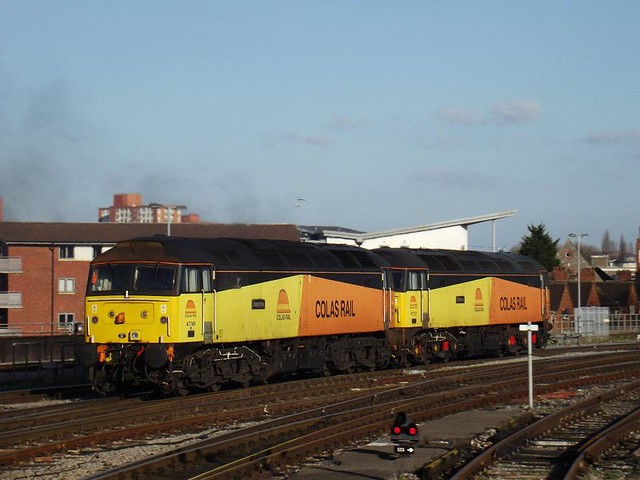 47727 and 47749 away From Temple Meads