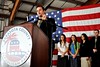 Joshua Duggar Speaks during Rally for GOP Presidential Candidate Rick Santorum, Sarasota, Fla., Jan. 29, 2012