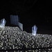さがみ湖イルミリオン光の大聖堂前のクリスタルなイルミネーションの写真