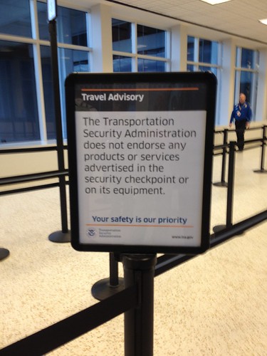 Who would want to be endorsed by the TSA? ©  Jason Eppink