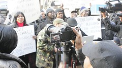 Sonala Olumhese gets introduced at #OccupyNigeria NYC 01.10.12