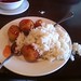 Sweet and Sour Chicken Balls with Coconut Rice