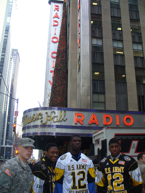 Soldier of the Year and Army All-Americans at Radio City Music Hall