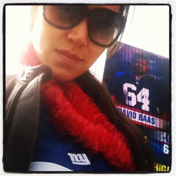 At the #GIANTS GAME!