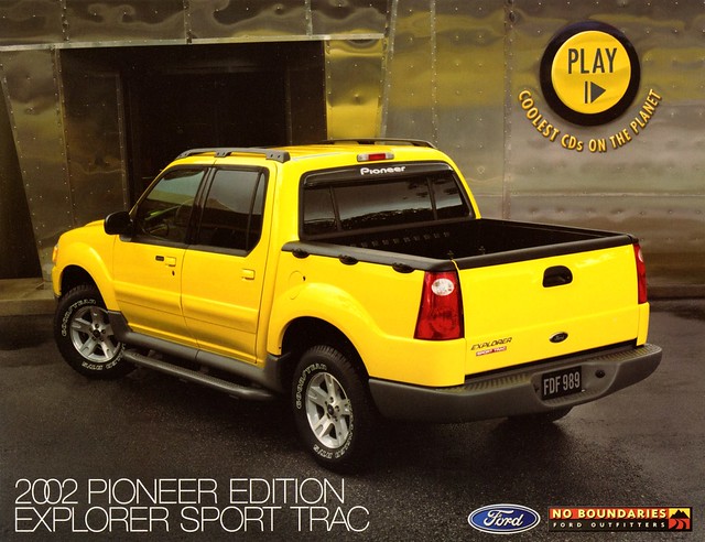 2002 ford sport truck explorer edition brochure pioneer trac