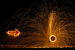 Point the way to the steel wool