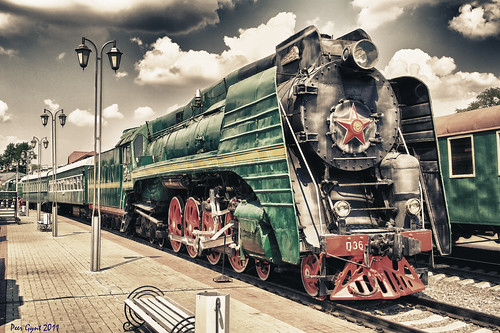 The Soviet Steam 4-8-4 Class Locomotive P36. 1950-56.   36. ©  Peer.Gynt