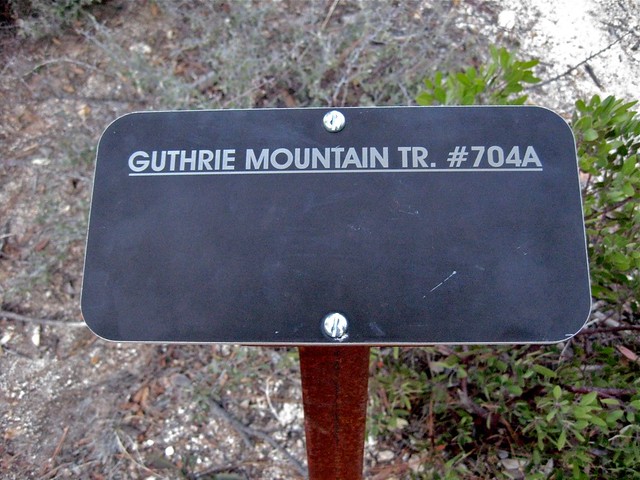 Guthrie Mountain trailhead