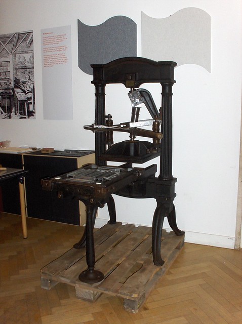 Handpress made by Baumgarten & Burmeister, Copenhagen, DK