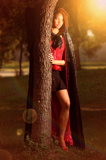 Red riding hood sun kissed