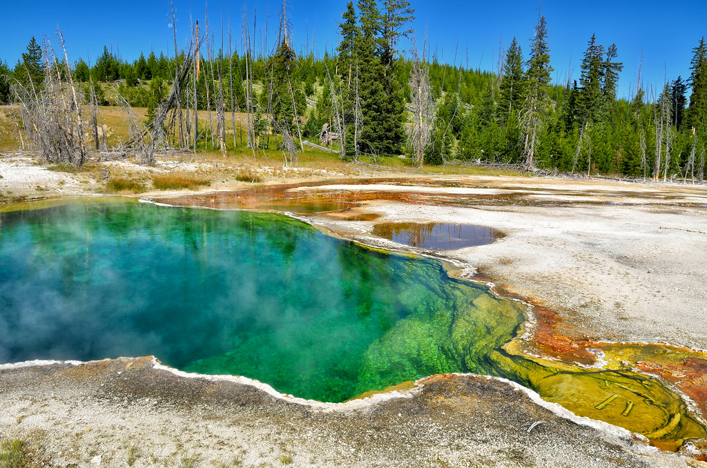 Emerald Pool in Black Sand Basin, Yellowstone National Park