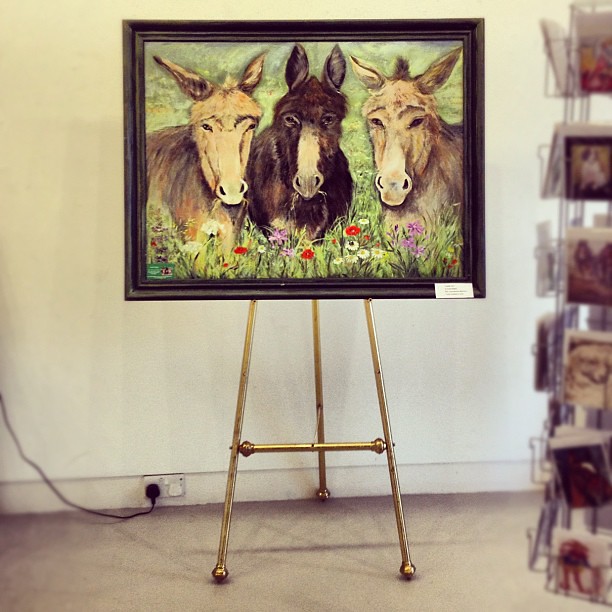 IF THE BEE GEES WERE DONKEYS #kent #whitstable #art