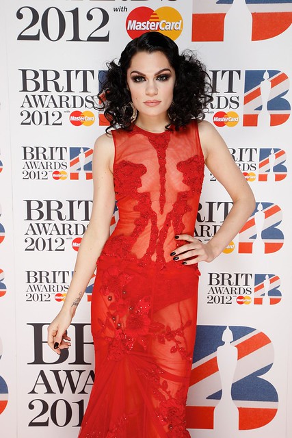 Jessie J at the BRIT AWARDS 2012. Pic: jmenternational