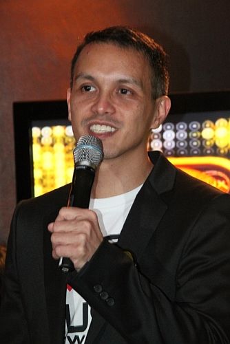 1 MYX Channel Head Andre Allan Alvarez duringMMA 2012 announcement of nominees (photo by Allan Sancon)