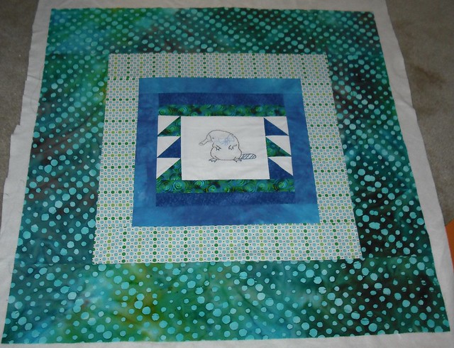 PLATYPUS charity quilt
