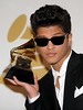 Bruno Mars w/ Grammy Award 2012