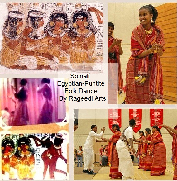 "HOYDADO-DHAANTO" Somali Ancient Egyptian-Puntite Culture and Folk Dance by Rageedi Arts .