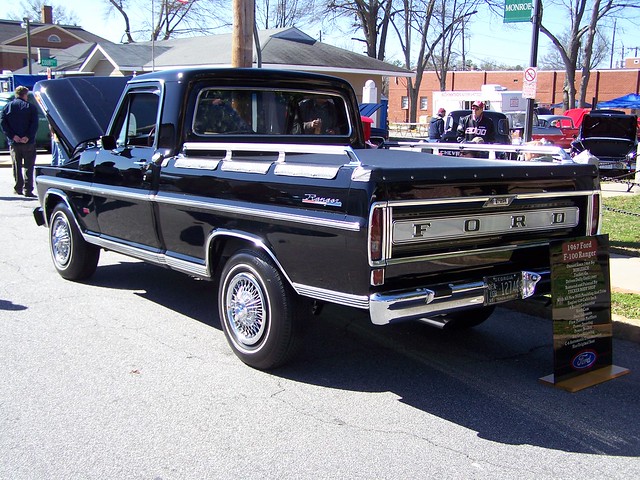 black ford f100 1967