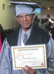 Graduation-2011Oldest student, Andrew Kiewiet (92)