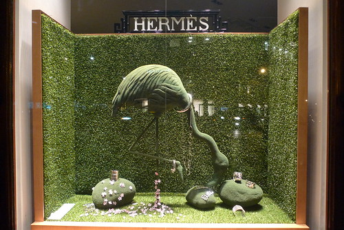 Vitrines Hermes - Paris, février 2012