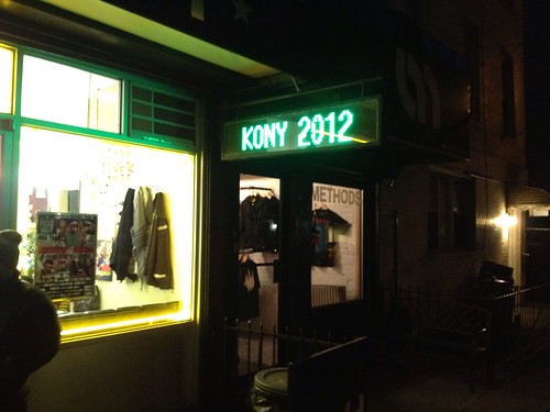 ironic (???) Kony 2012 LED sign ©  Jason Eppink