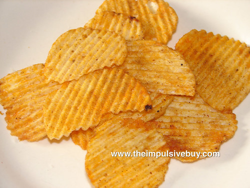 Ruffles Smokehouse Style BBQ Potato Chips Closeup