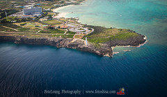 Cape Zanpa aerial photography Okinawa