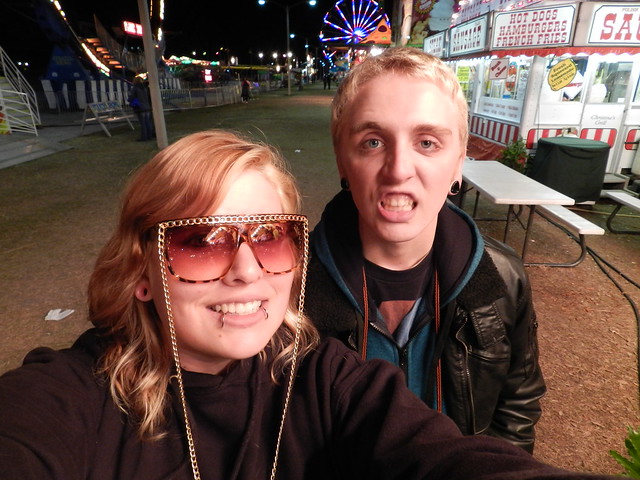 At the Fair with Alesha.