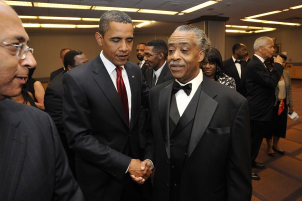 President Barack Obama and Rev. AL SHARPTON