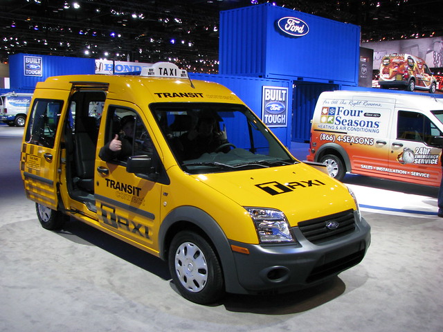 chicago cars illinois taxi van automobiles mccormickplace fordtransitconnect 2012chicagoautoshow