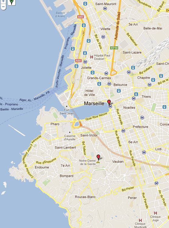 Marseille-Map