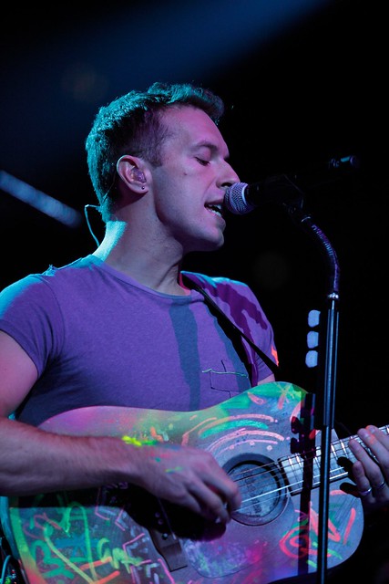 Coldplay at the BRIT AWARDS 2012. Pic: jmenternational