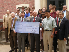 NRC Chairman Klein Presents Grant Money to Uni...