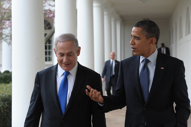 Meeting of PM NETANYAHU with US President Barack Obama at the White House