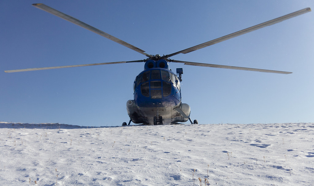 : Mi-8 in Altai mountains