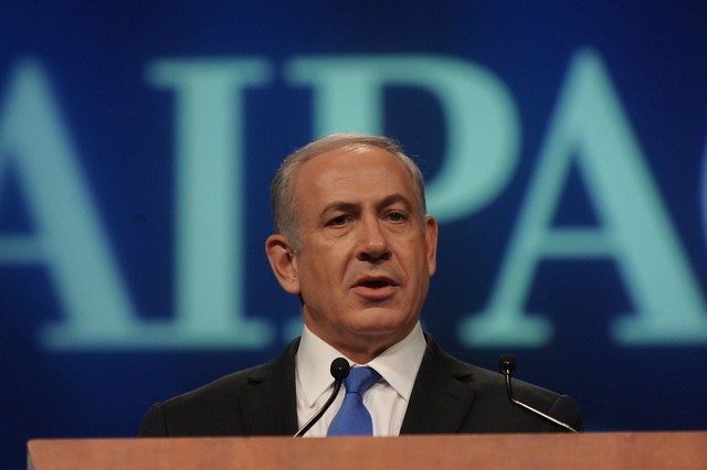 PM NETANYAHU speaking at the AIPAC policy conference in Washington, DC