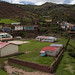Villaggio prima di Huando con case colorate