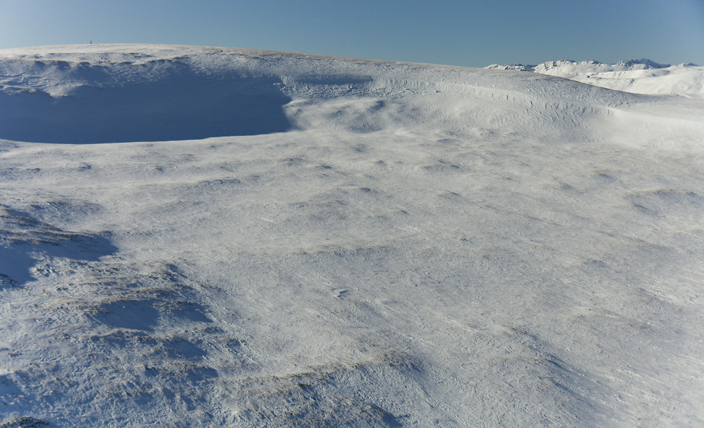 : Altai mountains. Snow slope.