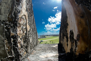 Fisheye of the view from El Morro
