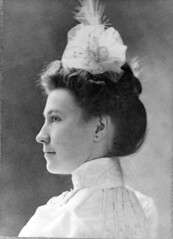 Profile portrait of May Mann Jennings