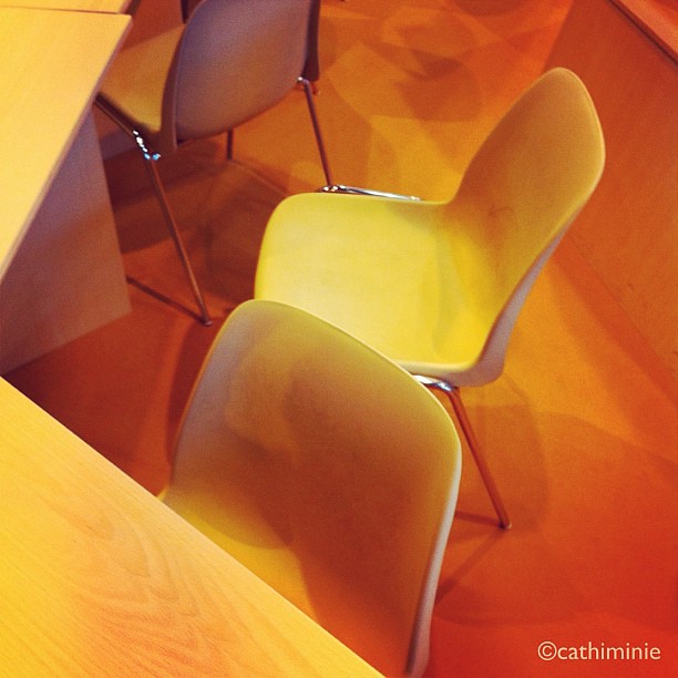 At the book fair - SALON DU LIVRE #emptychairsproject #monochrome #yellow #chairs #graphic #ubiquography #iphoneography #gmy #iphoneonly #igersparis #igersfrance #gf_france