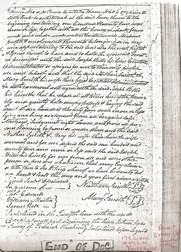 Joseph Willis SC Deed May 3, 1794. 174 Acres 2 of 2