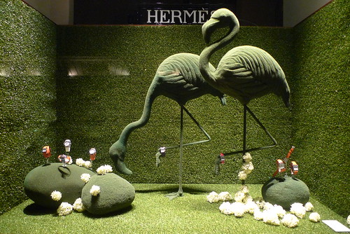 Vitrines Hermes - Paris, février 2012