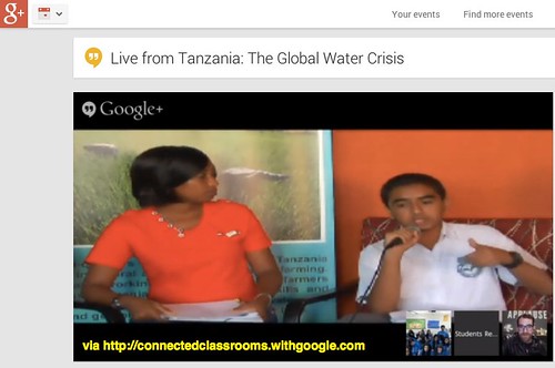 Live from Tanzania: The Global Water Cri by Wesley Fryer, on Flickr