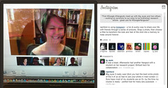 Instagram Google+ Hangouts Screen shot